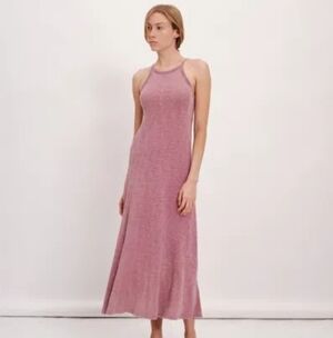 ATM Anthony Thomas Melillo Women's Cotton Slub Jersey Maxi Dress Size Large